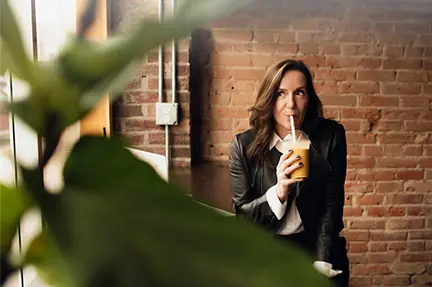ceo enjoying herself