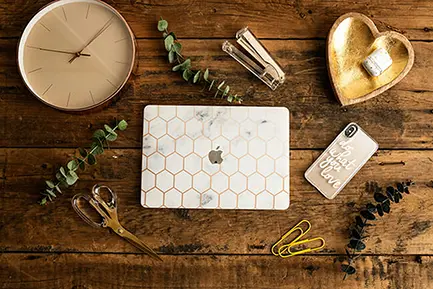 table with items on it